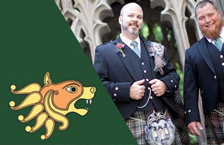  USA Kilts Hunter Scottish Clan Crest Kilt Pin : Clothing, Shoes  & Jewelry