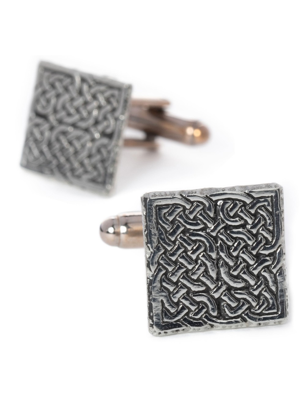 Celtic motif hotsell cuff links in silver