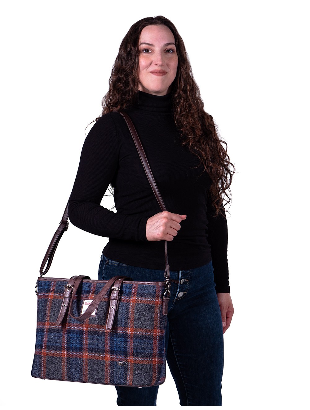 HARRIS TWEED 'Spey' Tote Bag Colour 79 , shops Made in Scotland, Harris Tweed shoulder bag, Vintage, Tartan, Outlander, Harris Tweed Tote Bag