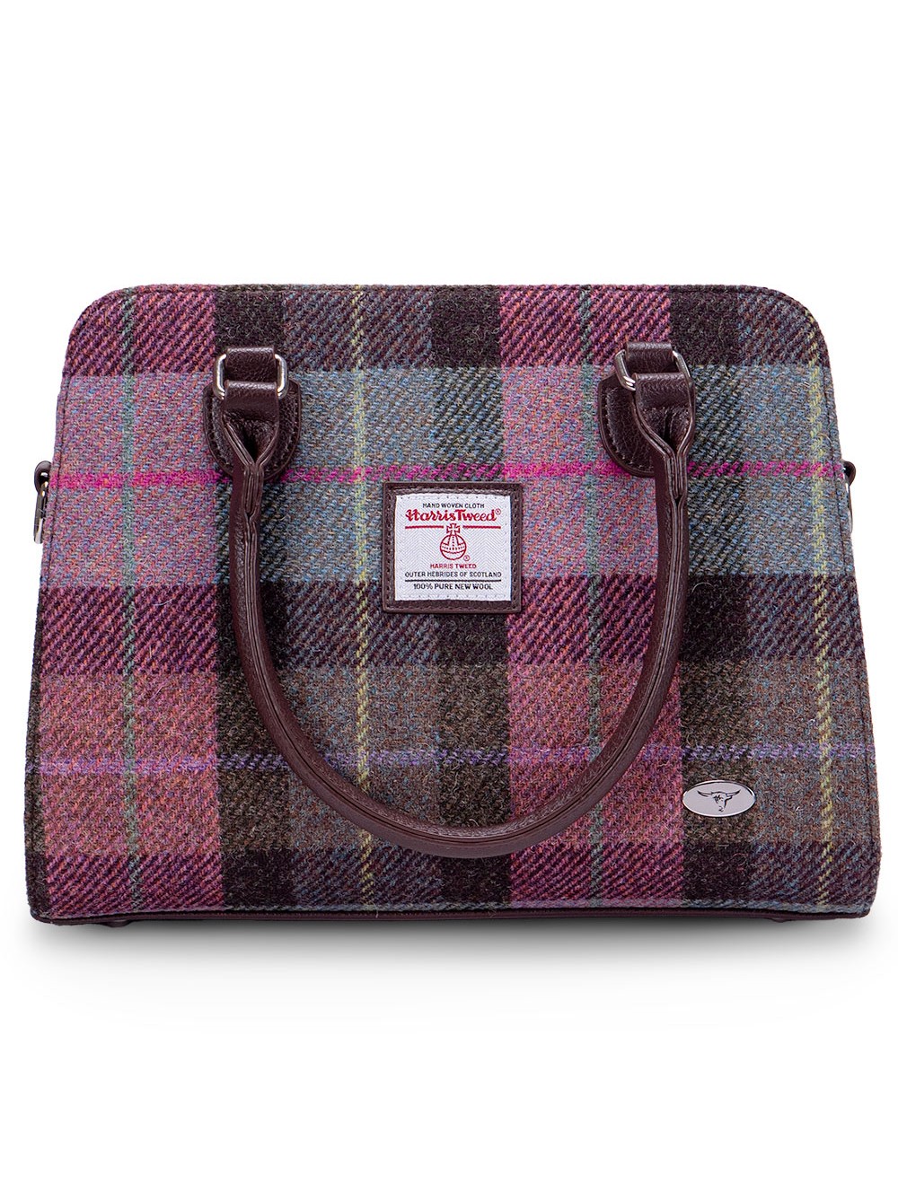 Harris tweed heather bag deals