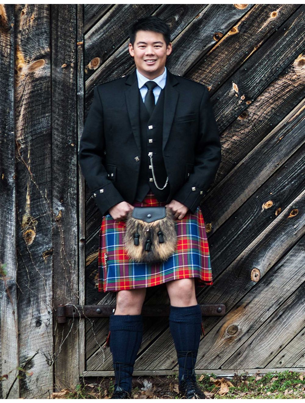 Men's 8 Yard Scottish Tartan Kilt, Highland Wedding Kilt Highland Casual  Kilt