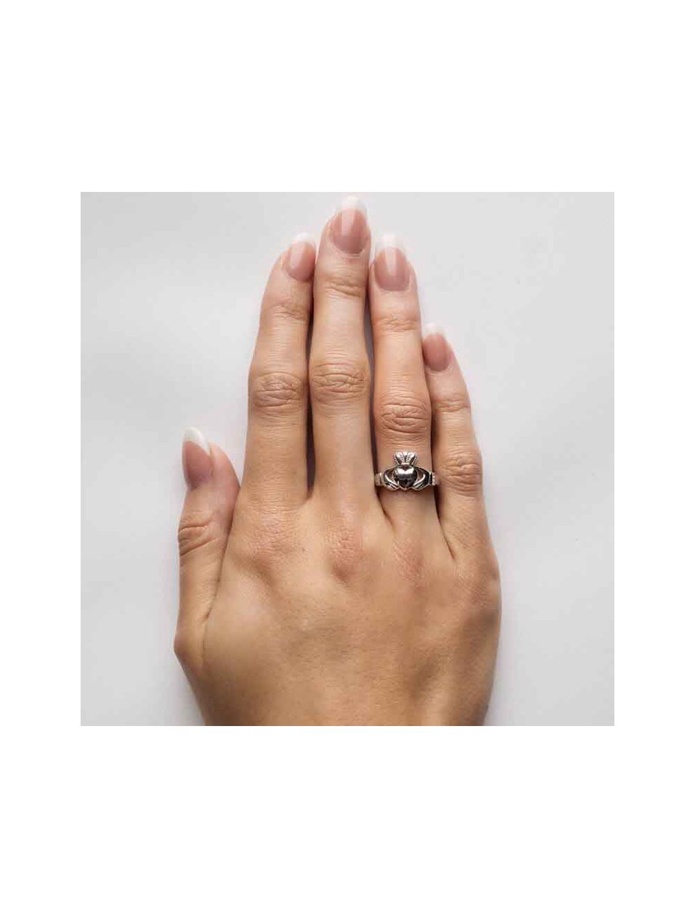 Classic Sterling Silver Ladies' Claddagh Ring | St. Patrick's Guild