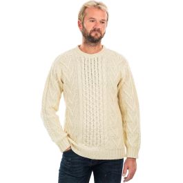Cable Knit Aran Fisherman's Sweater | USA Kilts