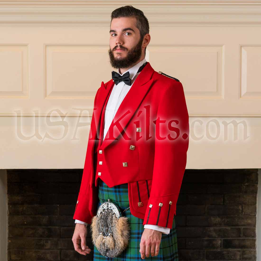 Regulation Doublet Jacket & Vest | Formal Kilt Jacket | USA Kilts